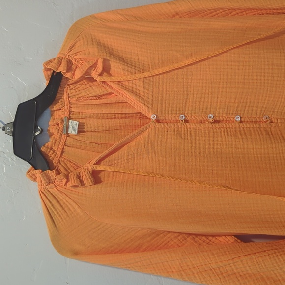 MAGASCHONIORGANIC COTTON ORANGE DRESS - Picture 6 of 12